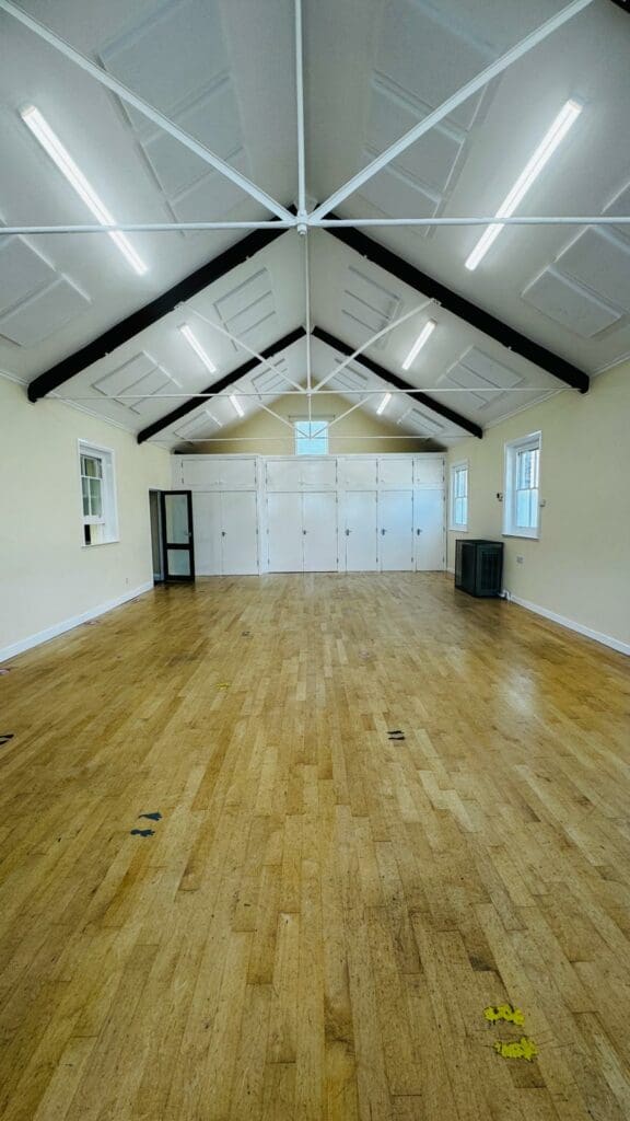 paintng and decorating job at a church in essex